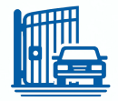 Vehicle gate installed by RBD Security in Washington DC, Line Art, Original